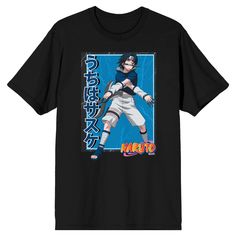 Be the best ninja in this men's Naruto Sasuke Uchiha Tee. Be the best ninja in this men's Naruto Sasuke Uchiha Tee.  Crewneck Short sleevesFABRIC & CARE Cotton Machine wash Imported Size: XXL. Color: Black. Gender: male. Age Group: adult. Pattern: Graphic. Material: Cotton Blend. Anime Closet, Tsunade Cosplay, Naruto Shoes, Anime Birthday, Naruto Clothing, Shippuden Sasuke, Graphic Material, Naruto Sasuke, Naruto Shippuden Sasuke