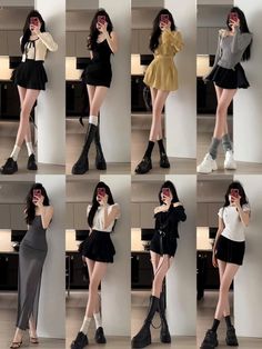 Feminine Capsule Wardrobe, Fashion Drawing Dresses, Korean Fashion Dress, Cute Everyday Outfits, Cute Simple Outfits, Hot Outfits