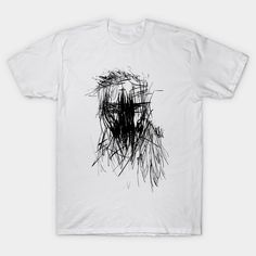 A dark and mystical horror - habndmade with rough & wild lines. A abstract horror design. -- Choose from our vast selection of Crewneck and V-Neck T-Shirts to match with your favorite design to make the perfect custom graphic T-Shirt. Pick your favorite: Classic, Relaxed Fit, V-Neck, Tri-Blend, Dolman Extra Soft Tri-Blend, Slouchy V-Neck, Slouchy, Premium, Heavyweight, Curvy, Ringer, and Curvy V-Neck. Customize your color! For men and women. Graphic Tee With Graffiti Print For Artistic Expression, Short Sleeve T-shirt With Graffiti Print, Graffiti Print Graphic Tee For Artistic Expression, Black Graphic Print T-shirt For Artistic Expression, Horror Style Cotton T-shirt With Screen Print, Horror Graphic Print Short Sleeve T-shirt, Abstract Horror, Silly Shirts, Punk Logo