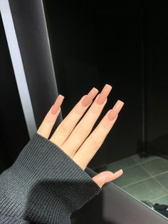 Kylie Nails, Goth Nails, Best Friends Aesthetic, Nail Length, Perfect Nails, Nude Nails, How To Do Nails, Stylish Nails