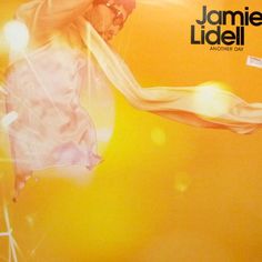 the album cover for jamie liddeli's another day is shown in yellow