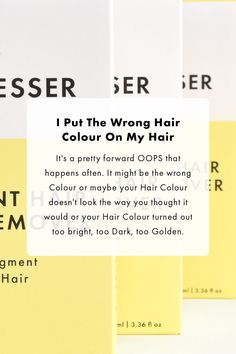 Oops, I Made A Hair Colour Mistake! Here's What to Do Next
Hair Colour Oops? Rescue your Hair Colour with our expert advice and Colour solutions. Hair Colouring, Neutral Blonde, Colour Remover, Latest Colour, Permanent Hair Color, Light Blonde