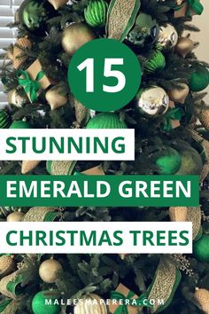 "Looking for a fresh, elegant twist on holiday decor? 🌲✨ I’ve rounded up 15 stunning emerald green Christmas tree ideas that add a splash of sophistication and charm! From lush velvet ribbons to sparkling green ornaments, each idea captures the beauty of this rich hue. Perfect for those wanting a classic yet unique holiday look! 🎄💚  #ChristmasDecor #EmeraldGreen #HolidayInspo #ChristmasTreeIdeas" Green Christmas Decorations, Green Christmas Tree Decorations, College Girl Gifts