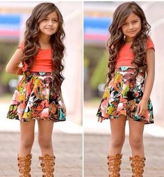 Peplum Tops, Cool Baby, Heidi Klum, Baby Outfits, Stylish Kids, Dresses Kids Girl, Fashion Kids