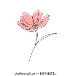 a single pink flower on a white background with the words, i love you written below it