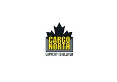 the logo for cargo delivery company cargo north, which has been designed by graphic design studio