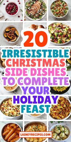 Need inspiration for the perfect side dishes to elevate your holiday meal? These 20 Irresistible Christmas Side Dishes To Complete Your Holiday Feast offer a variety of flavors, from creamy casseroles to fresh salads and savory veggies. Perfect for building your Christmas dinner sides and holiday side dishes Christmas lineup, these recipes are sure to impress your guests. Save this pin for a memorable and delicious holiday spread! #ChristmasSideDishes #HolidayRecipes #FestiveFood #ChristmasDinner #HolidaySides Christmas Side Dishes Recipes, Best Christmas Side Dishes, Christmas Side Dish, Christmas Dinner Sides, Christmas Side Dish Recipes, Christmas Side, Christmas Side Dishes, Christmas Sides, Christmas Dinner Menu