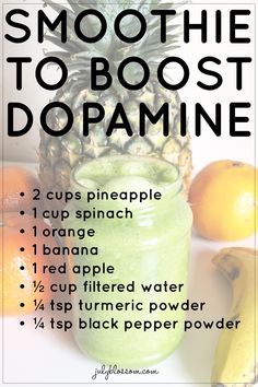 Dopamine Diet Recipes, Dopamine Foods, Dopamine Boost, Add Diet