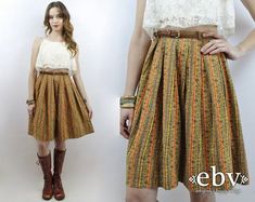 High Waisted Skirt 1970s Skirt 70s Skirt Hippie Skirt Floral Skirt Hippy Skirt Full Skirt Vintage 70 Vintage Flowy Mini Skirt, Vintage Flared Skirt For Summer, Vintage Pleated Skirt For Summer, Retro Knee-length Skirt For Summer, Retro Gathered Summer Skirt, Retro Knee-length Summer Skirt, Vintage Full Skirt For Spring, Vintage Flared Mini Skirt With Lining, Vintage Lined Flared Mini Skirt