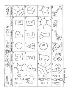 a printable activity sheet with words and numbers