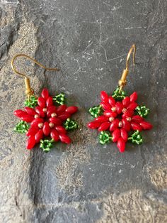 Add a touch of festive glam to your holiday look with these stunning Poinsettia Earrings! Handcrafted with care, these Beaded Red Flower Christmas Earrings feature intricate beadwork that perfectly captures the spirit of the season. Bring a pop of colour and cheer to your outfit with the vibrant red petals of these earrings. Whether you're attending a holiday party or looking for a special gift, these earrings are sure to make a statement. Elevate your style this Christmas with these beautiful P Poinsettia Earrings, Work Earrings, Flower Christmas, Red Petals, Earrings Christmas, Christmas Earrings, Stocking Filler, Holiday Looks, Christmas Jewelry