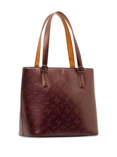 Louis Vuitton Pre-Owned 2003 Monogram Mat Stockton Tote Bag - Farfetch Chanel 2, Iconic Bags, Loafer Mules, Demi Fine Jewelry, Summer Beach Wear, Fine Earrings, Ballet Flat Shoes, Pump Sandals, Lady Dior