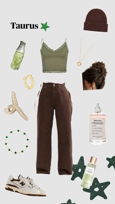 #taurus #earthcore #zodiac I love the way taurus are so simple and laid back. Taurus Inspired Outfits, Siena Core, Lilith In Taurus Outfits, Dress Like Your Venus Sign Taurus, Dressing Like Your Venus Sign Taurus, Taurus Outfits Aesthetic