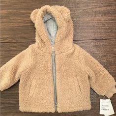 Nwt Tucker And Tate Teddy Jacket With Ears. Soft Cotton Lining. Similar Model Selling At Nordstrom For $65. Casual Warm Outerwear For Playtime, Fleece-lined Outerwear For Playtime In Fall, Fleece-lined Outerwear For Fall Playtime, Fall Outerwear With Fleece Lining For Playtime, Cozy Long Sleeve Outerwear For Playtime, Cute Winter Outerwear For Playtime, Cozy Hooded Outerwear For Playtime, Baby Teddy, Teddy Jacket