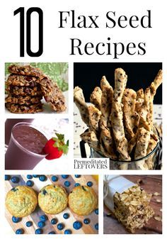 the cover of 10 easy fixes for flax seed recipes, including blueberries and strawberries