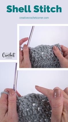 crochet shell stitch is the only thing you need to knit