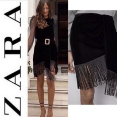 Blogger’s Favorite Zara Velvet Mini Fringe Tassel Skirt. More Of A Midi Skirt With Tassel Added Medium Brand New Part Of Tag Missing Retail: 89.00 Questions Welcome Next Day Shipping. Reach Out If You Need Faster Shipping, I Can Do Same Day If It’s Early Enough And I Am Not At Work Yet Reasonable Offers On This Will Be Accepted Elegant Fringe Bottoms For Evening, Elegant Party Bottoms With Tassels, Elegant Fitted Skirt With Tassels, Elegant Skirt With Tassels For Night Out, Elegant Party Skirt With Tassels, Summer Chic Mini Skirt With Tassels, Chic Summer Mini Skirt With Tassels, Elegant Summer Skirt With Tassels, Spring Party Mini Skirt With Tassels