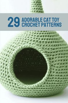 Cozy Crochet Pattern for Cat/Dog Bed House Crochet Cat Doobie Toy Pattern, Knitted Cat Bed Pattern, Cat Igloo Crochet Pattern, Cat Nest Crochet Pattern, Crochet Pattern Cat Bed, Pet Bed Crochet, Crochet Cat Bed Free Pattern Easy, Cat Pod Crochet