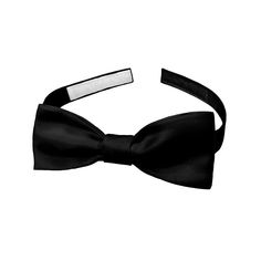 A solid black bow tie is a wardrobe staple. This black bow tie in KT Black radiates elegance and sophistication. Classic Bow Tie For Black-tie Events, Classic Adjustable Bow Tie For Black-tie Events, Solid Black Tie With Decorative Bow, Black Tie Classic Bow Tie, Elegant Solid Bow Tie, Elegant Solid Color Bow With Tie Back, Elegant Solid Color Bow, Black Bow Tie With Bow Tie Back, Solid Black Tie Bow With Ties