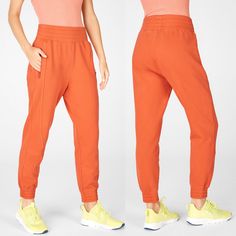 Nwt Fabletics Linda High Waisted Jogger Size S Brand New With Tags -- Bought For $89 Color: Sedona Zippered Pockets Super Comfy, Buttery Soft Fabric 65% Cotton/35% Polyester "Not All Joggers Are Created Equal, And This One With Front Panel Seams Was Designed With Active Lifestyles In Mind. Its Side-Zipper Pockets Are Deep Enough For Your Essentials Without Weighing You Down." Casual Training Activewear With Contoured Waistband, Solid Activewear With Elastic Side Panels, Gym Joggers With Elastic Side Panels, Solid Sportswear Activewear With Elastic Side Panels, Solid Color Activewear With Elastic Side Panels For Workout, Relaxed Fit Activewear With Elastic Side Panels For Workout, Go-dry Joggers For Workout, Sportswear Joggers For Workout, Fitted Joggers With Elastic Side Panels For Workout