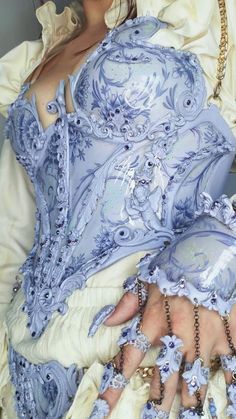 Porcelain Corset, Joyce Spakman, Oc Inspo, Corset Fashion, Fantasy Clothing, Fantasy Fashion, Mode Vintage, Stage Outfits, Character Outfits