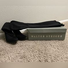 A Classic, Pull-On Heeled Designer Boot To Dress Up Any Outfit. Size 8 Perfect Condition Price Firm Walter Steiger Shoes, Walter Steiger, Designer Boots, Shoes Heels Boots, Shoes Women Heels, Heeled Boots, Shoes Heels, Dress Up, Women Shoes