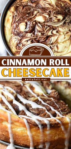 Cinnamon Roll Cheesecake, fall baking, desserts Fun Cheesecake Recipes, Fall Cheesecake, Cinnamon Roll Desserts, Thanksgiving Cheesecake, Roll Cheesecake, Cinnamon Cheesecake, Cinnamon Roll Cheesecake, Junk Foods, Weekend Food