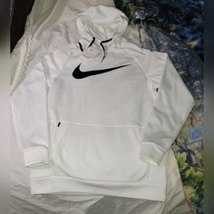 Brand New Nike Therma Fit Hoodie Size Small But My Opinion Would Fit Up To A Medium. There Are Small (Washable!) Marks From Being Taken In And Tried On, In The Dressing Room At Macys Department Store. Retail: If I Remember Correctly, The Original Retail Price Was Around $109. Nike Zip Hoodie, Nike Therma Fit, Funnel Neck Hoodie, Vintage Nike Sweatshirt, Nike Track Jacket, Nike Crewneck, Nike Pullover, Nike Zip Up, Nike Sweater