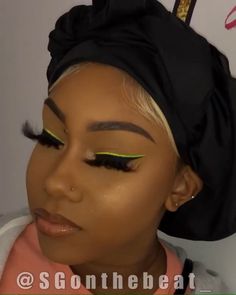 Birthday Makeup Looks Green, Green Makeup Ideas For Black Women, Simple Green Makeup Looks Black Women, Sage Green Makeup Looks Black Women, Green Eye Looks Black Women, Lime Green Prom Makeup, Neon Green Makeup Looks Black Women, Light Green Makeup Looks Black Women, Green Makeup Looks Black Women