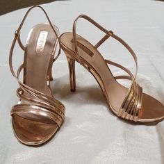 Brand New Never Worn Forever 21 Heels. Bought Them For An Event And Wore Another Pair. Edgy Heels, Nude Stiletto Heels, Black Sparkly Heels, Rose Gold Heels, Cream Heels, Pointy Toe Heels, Sparkly Heels, Floral Heels, Forever 21 Shoes