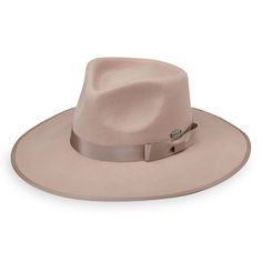 The traditional fedora silhouette gets a modern update with trendy boho-chic styling. The soft felt finish makes it perfect for year-round wear. UPF 50+ fabric blocks 97.5% of ultraviolet rays, according to the Australian Radiation Protection Agency 3¾" brim Packing not recommended Crown size: M (58cm) Wind-resistant adjustable sizing 100% soft brushed wool felt exclusive of trim Spot clean only Wallaroo hats do not feature a built-in magnet for emblems. For hats with magnetic emblems, please pu Modern Flat Brim Fedora For Spring, Modern Curved Brim Hats For Spring, Modern Spring Fedora With Flat Brim, Spring Modern Fedora With Flat Brim, Modern Spring Hat With Curved Brim, Modern Spring Hats With Curved Brim, Spring Modern Flat Brim Fedora, Modern Adjustable Wide Brim Felt Hat, Modern Wide Brim Adjustable Felt Hat