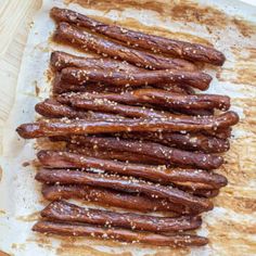 the sausages are ready to be cooked in the oven