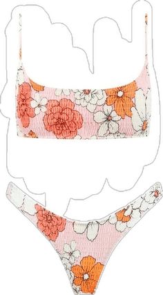 Beachy Bandeau Swimwear With Floral Print, Bandeau Swimwear With Floral Print For Vacation, Summer Bandeau Swimwear With Floral Print, Vacation Bandeau Swimwear With Floral Print, Multicolor Bandeau Swimwear With Floral Print, Tropical Bandeau Swimwear With Floral Print, Floral Bandeau Swimwear For Beach, Casual Seamless Bandeau Swimwear, Casual Bandeau Swimwear Seamless