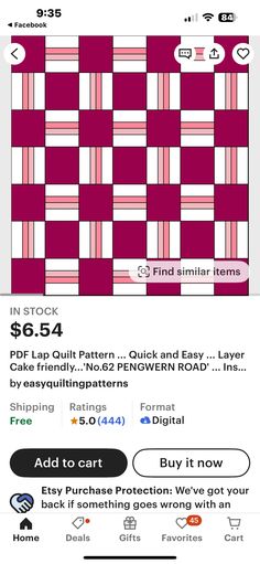 an image of a red and white checkerboard pattern on the app store's website