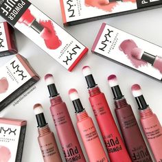 Makeup Lips Matte, Nyx Powder, Make Up Kits, Nyx Matte