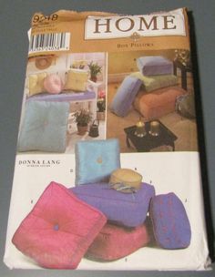 the sewing pattern for this chair and ottoman is very easy to sew