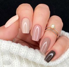 Neutral Nails, Minimalist Nails, Dream Nails, Chic Nails, Nail Polishes, Nails Acrylic