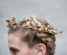 Leaf Crown, Wedding Crown, Narnia, Aphrodite, Kate Middleton, Flower Crown, Headpiece, Tiara