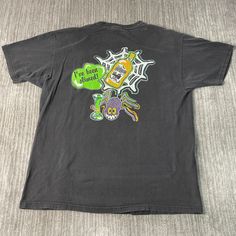 Vintage 2000s Dr Mcgillicuddy Vanilla Schnapps Drink Double Sided Y2K Aesthetic Streetwear Black Graphic T Shirt Extra Large Mens Condition: Fair Used Condition = Has cracking on the back graphic due to wear and age. Measurements: Please see photos above for all measurements IF YOU BUY TWO OR MORE ITEMS USE THE CODE BUNDLE @ CHECK TO SAVE 20% WE SHIP WITHIN 24 HOURS AFTER PURCHASE! Please be aware that we do not offer free returns!! The Buyer is responsible for the cost of the return label.  Follow us on TikTok & Instagram @findsnostalgic and tag us in your finds 90s Style Black Deadstock Tops, Black Y2k Style T-shirt For Halloween, Black Y2k Deadstock Tops, Y2k Black Custom Print T-shirt, Y2k Style Black Pre-shrunk T-shirt, Y2k Crew Neck Graphic T-shirt, Black Y2k T-shirt For Halloween, Y2k Black Pre-shrunk T-shirt, Distressed Y2k Crew Neck T-shirt