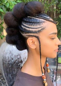 Ghana Braid Styles, Mohawk Braid, Ghana Braids, High Hair, Afrikaanse Mode, Feed In Braid, Braids With Extensions