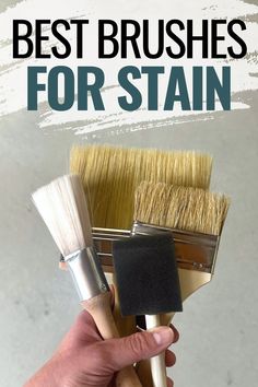 the best brushes for stain on top of each other