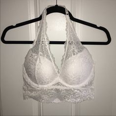 Reposhing This Item I Purchased From @Taylorj77. Love It, But It Just Doesn’t Fit Me. This Is A Beautiful Bra! It Is A Push-Up. Like New! Questions? Leave A Comment Below! Dr Closet, Cute Bras, Lace Bra, Women's Intimates, Push Up, Love It, Color White, Like New, Bra