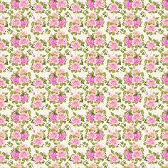 pink flowers and green leaves on a white background