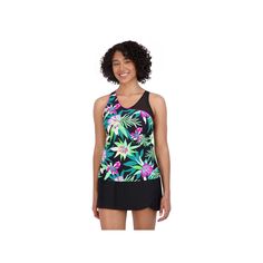 You'll love the sporty swim style of this women's ZeroXposur tankini top, featuring UPF 30+ sun protection.Finding the perfect fit and size for women's clothing requires basic measurements of your chest, waist, hips and inseam. Use this guide to learn more about sizing and everything Kohl's has to offer in women's fashion. 30+ UPF sun protection V-neck with the asymmetrical illusion Mesh construction Stretch liningFIT & SIZING Built-in shelf bra Powermesh wide straps with racerback Medium-Impact Stretch Swim Dress For Water Sports, Sporty Sleeveless Tankini For Water Sports, Moisture-wicking Tankini For Water Sports, Sporty Tankini For Water Sports, Beachwear Tankini For Water Sports With Racerback, Summer Sleeveless Tankini For Water Sports, Sleeveless Summer Tankini For Water Sports, Sleeveless Stretch Tankini For Water Sports, Racerback Tankini For Swimming