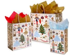 Nutcracker Dance paper Gift Bag Dance Christmas Gifts, Nutcracker Dance, Dance Design, Dance Gifts, Wrapping Party, Gift Paper, Christmas Gift Shop, Paper Gift Bags, Christmas Gift Bags