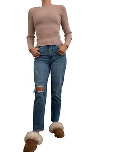 Taupe color ribbed long sleeve shirt high neck and tight fit. Size up if you would like a more relaxed fit. Ribbed Shirt, Taupe Color, Long Sleeve Shirt, High Neck, Tights, Long Sleeve Shirts, Relaxed Fit, Long Sleeve, Color