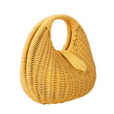 The Matilda purse features a unique design that is both sophisticated and practical. Details include a magnetic snap closure, a soft inner lining and an interior pocket. Product Overview: Materials: Wicker, leather, cotton Size: 10” x 11” Chic Yellow Shoulder Bag With Braided Handles, Modern Shoulder Bag With Braided Handles Clutch, Spring Yellow Shoulder Bag With Leather Handles, Yellow Leather Handle Shoulder Bag For Spring, Spring Hobo Bag With Leather Handles, Chic Yellow Hobo Bag For Errands, Chic Tote Clutch For Errands, Modern Shoulder Bag With Magnetic Closure, Chic Yellow Satchel With Leather Handles