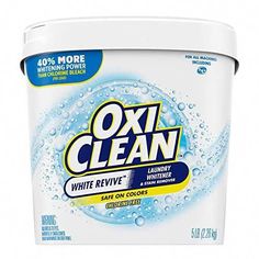 oxi clean laundry detergent with white rinse