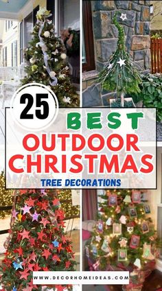 the best outdoor christmas tree decorations