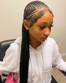 Ashanti Braids, Long Hair Transformation, Long Cornrows, Straight Back Braids, Romantic Waves, Scalp Braids, Hair Styles Ideas, Aries Aesthetic, Short Box Braids Hairstyles